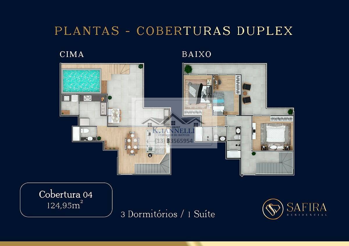 Apartamento, 3 quartos, 124 m² - Foto 2