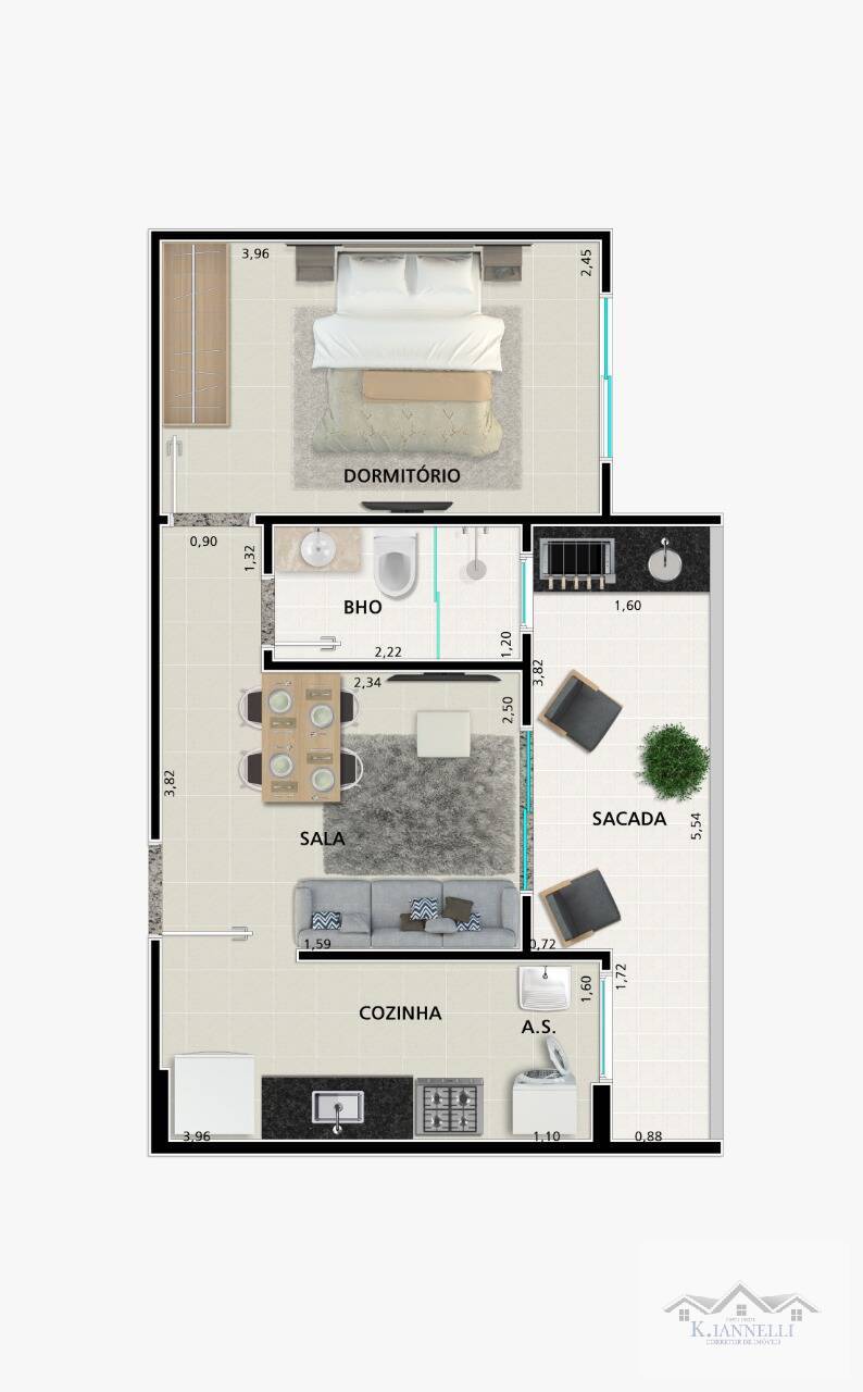 Apartamento à venda com 2 quartos, 70m² - Foto 7