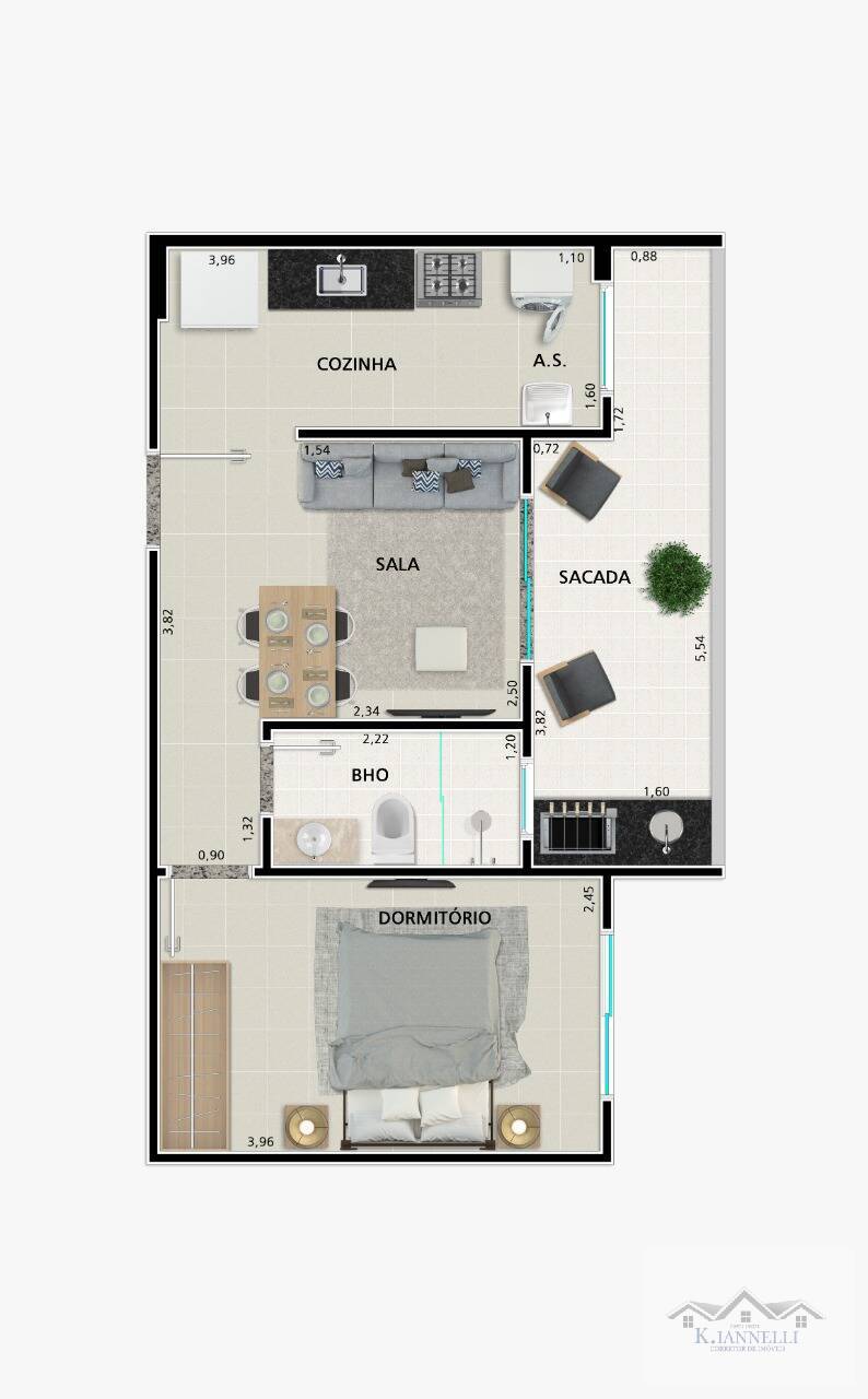 Apartamento à venda com 2 quartos, 70m² - Foto 8