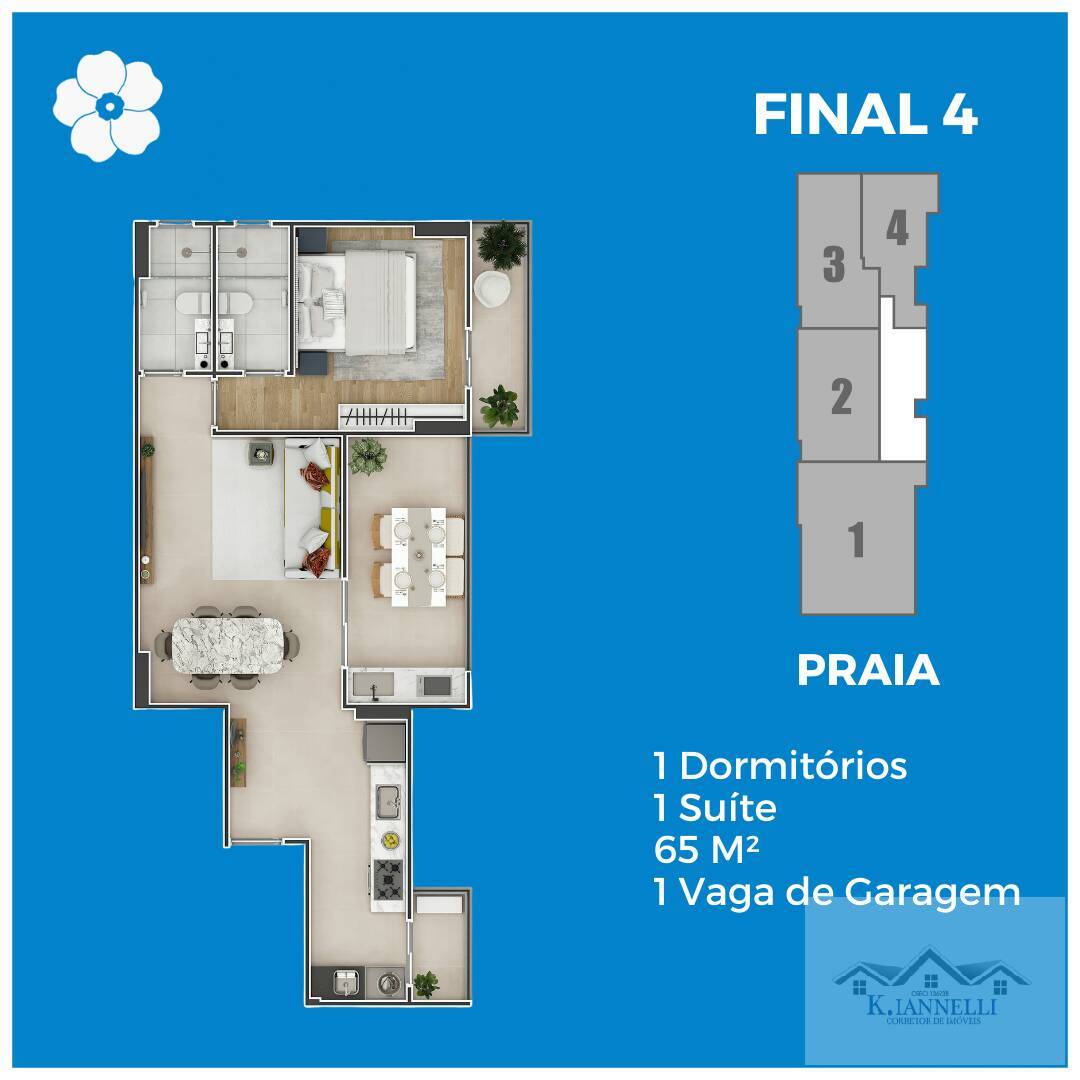 Apartamento à venda com 3 quartos, 136m² - Foto 4