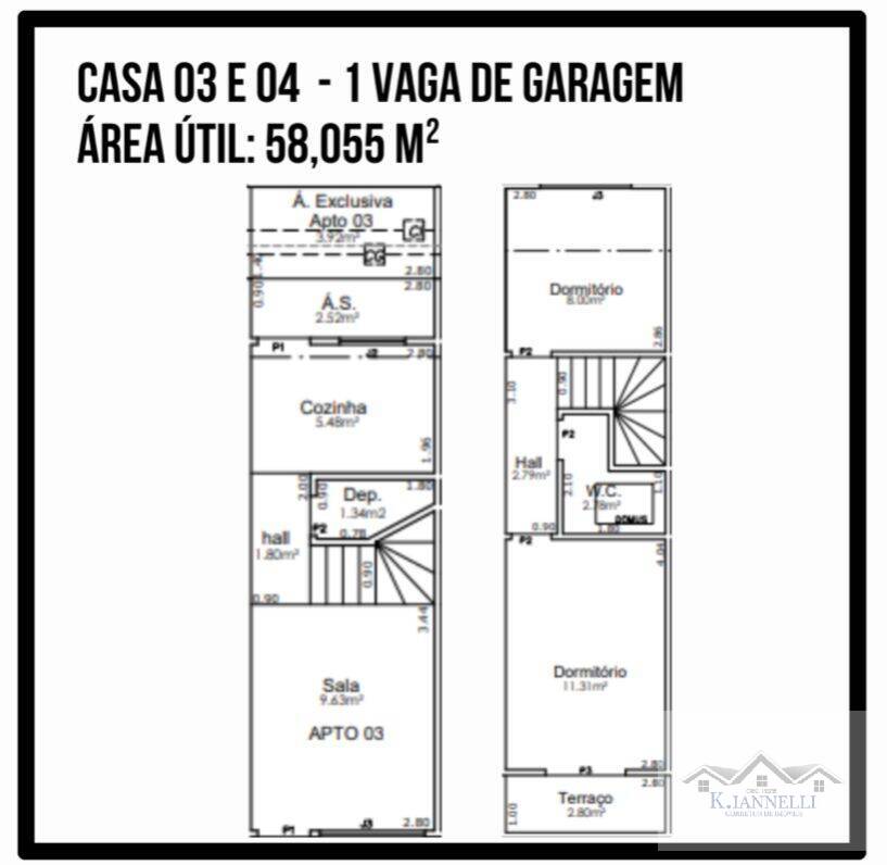 Casa à venda com 2 quartos, 58m² - Foto 12