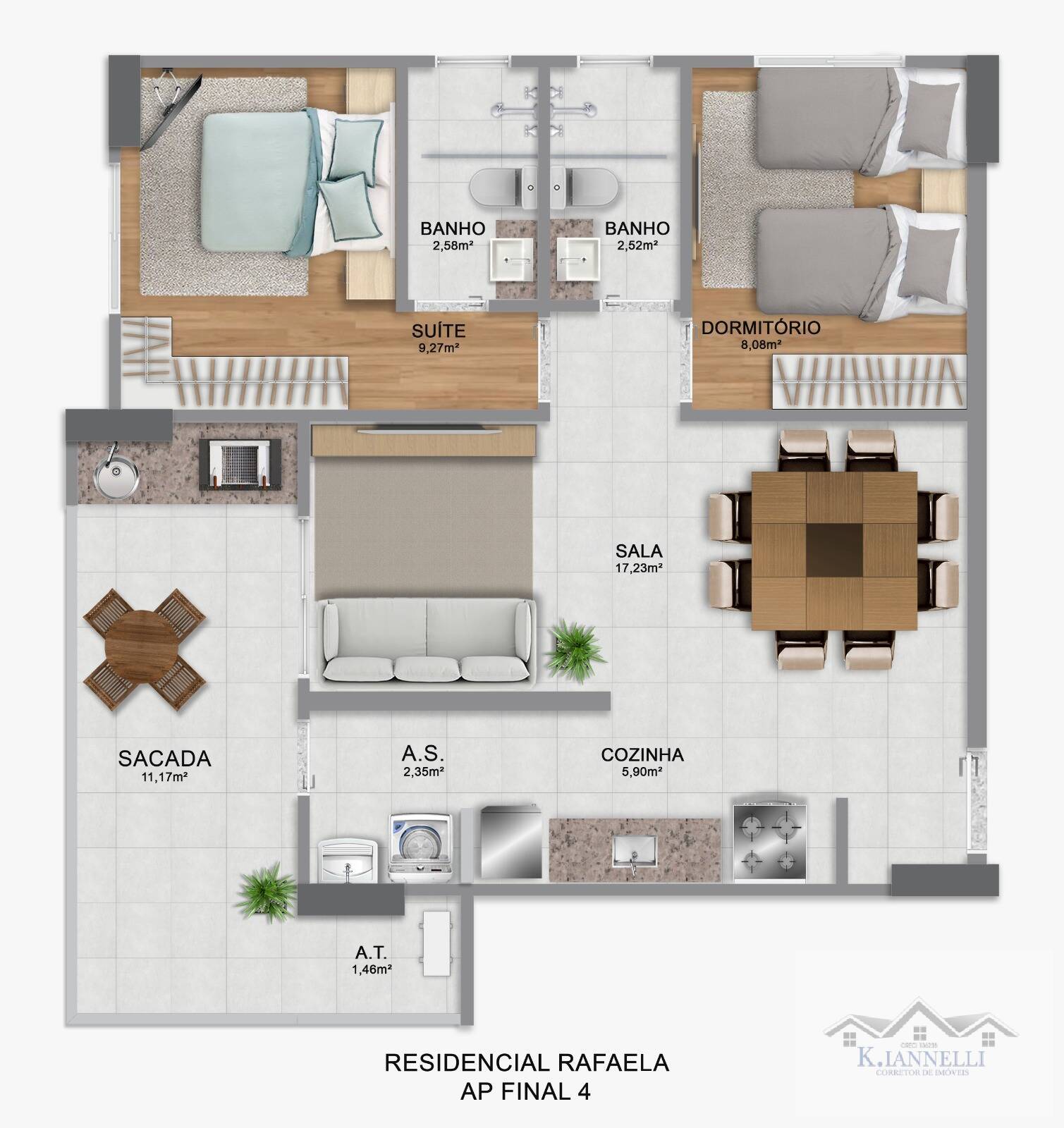 Apartamento à venda com 2 quartos, 70m² - Foto 5