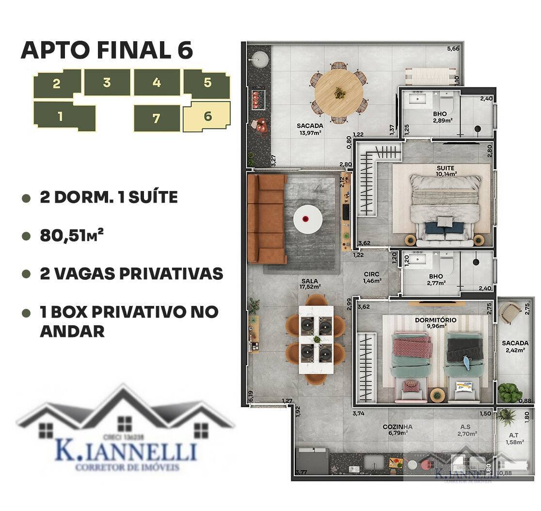 Apartamento à venda com 3 quartos, 105m² - Foto 20