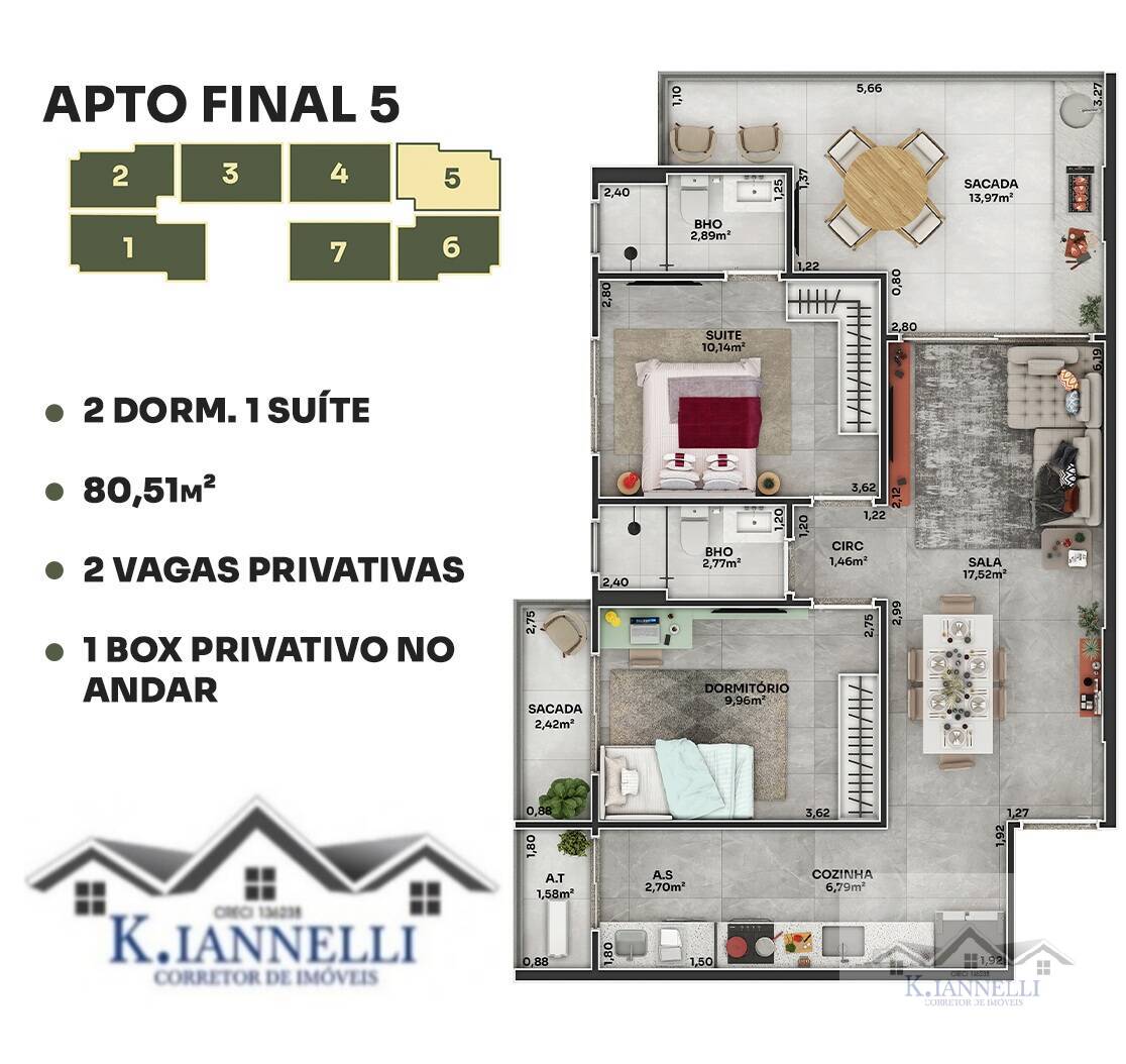 Apartamento à venda com 3 quartos, 105m² - Foto 21